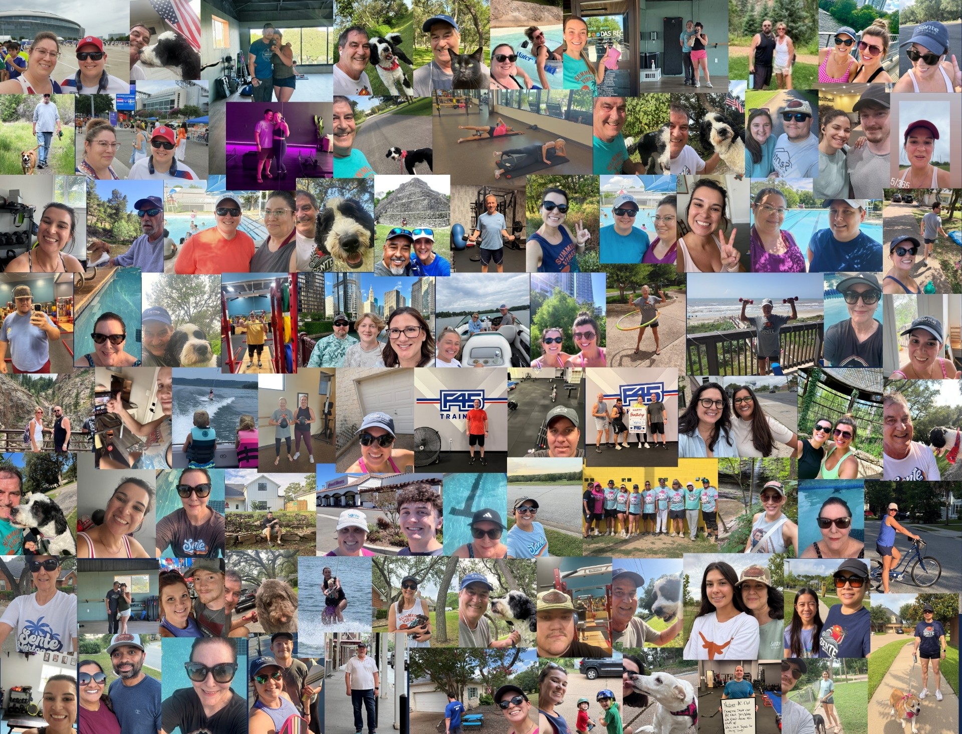 Newsletter Graphics Templates - Spring Wellness Challenge All Photos